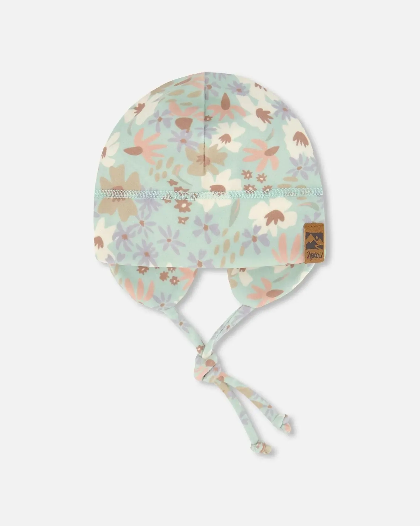 Baby Mid-Season One-Piece Outerwear Lilac With Printed Hat
