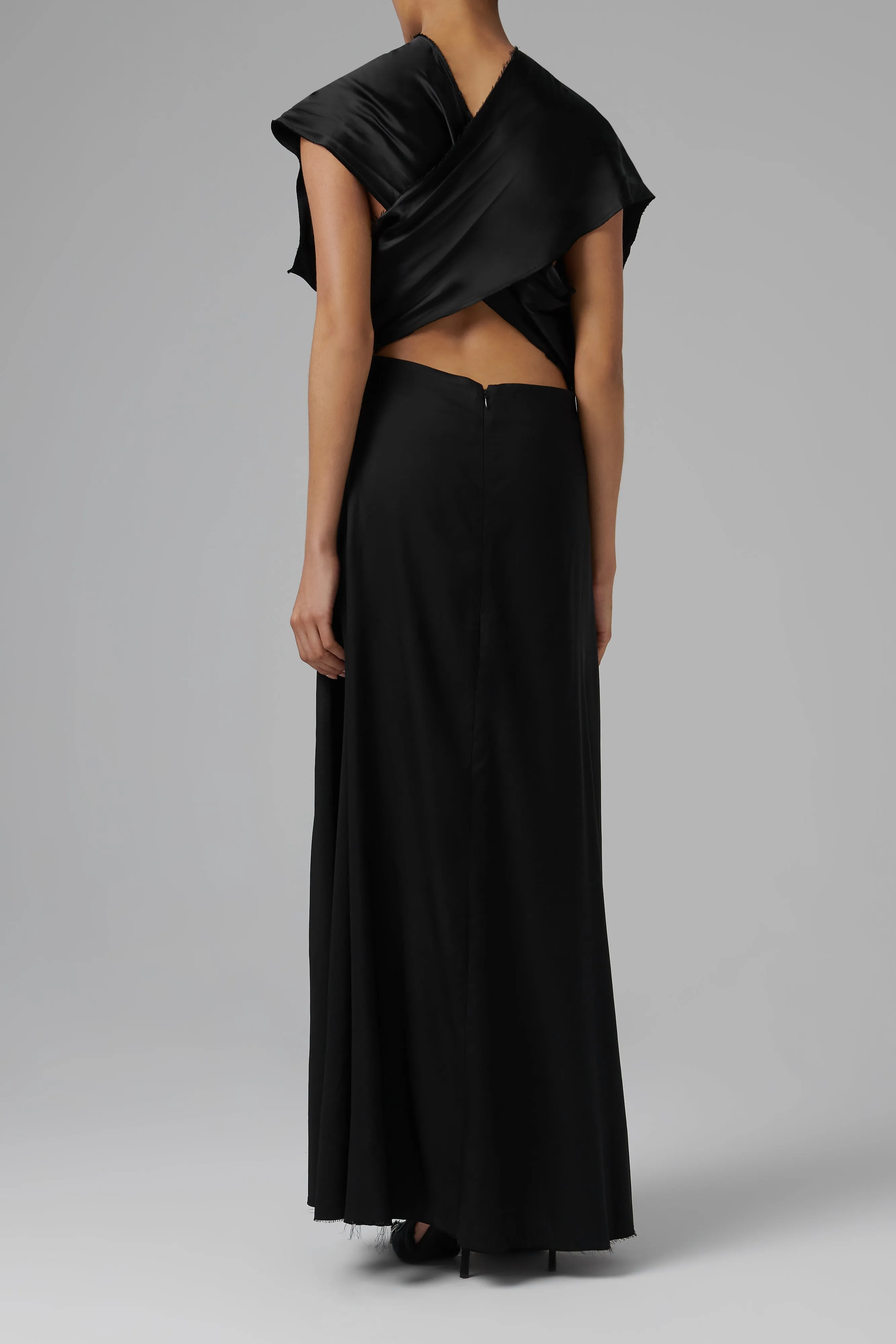 Black Two In One Maxi Dress