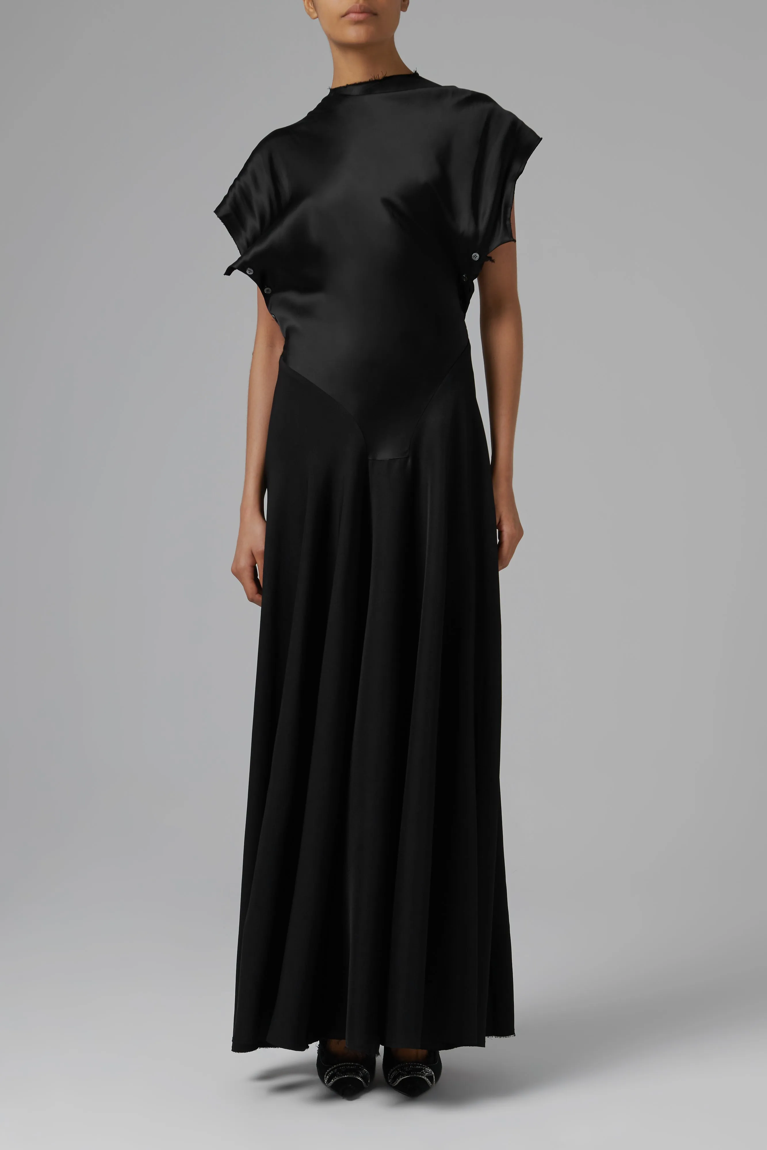 Black Two In One Maxi Dress