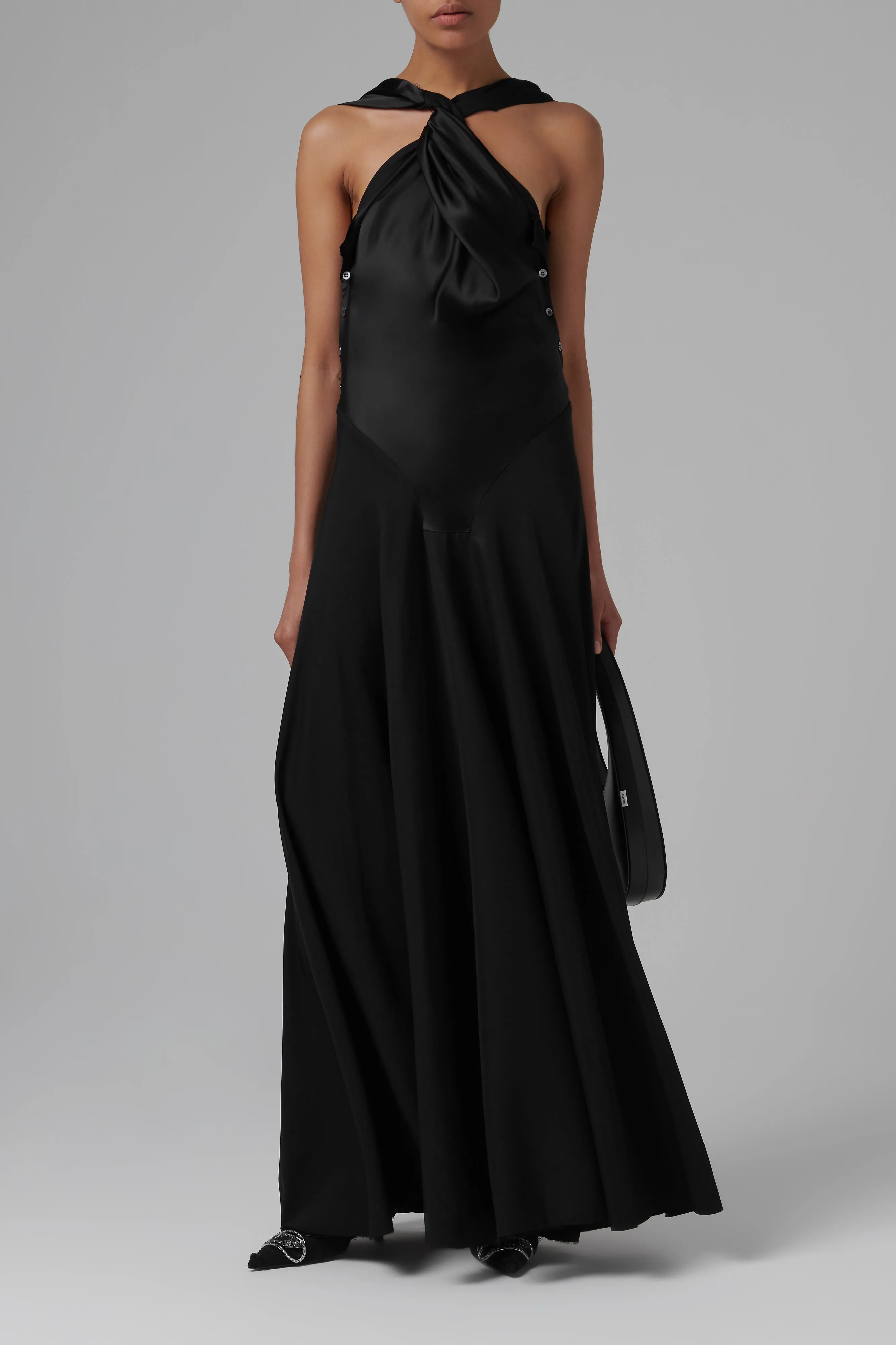 Black Two In One Maxi Dress