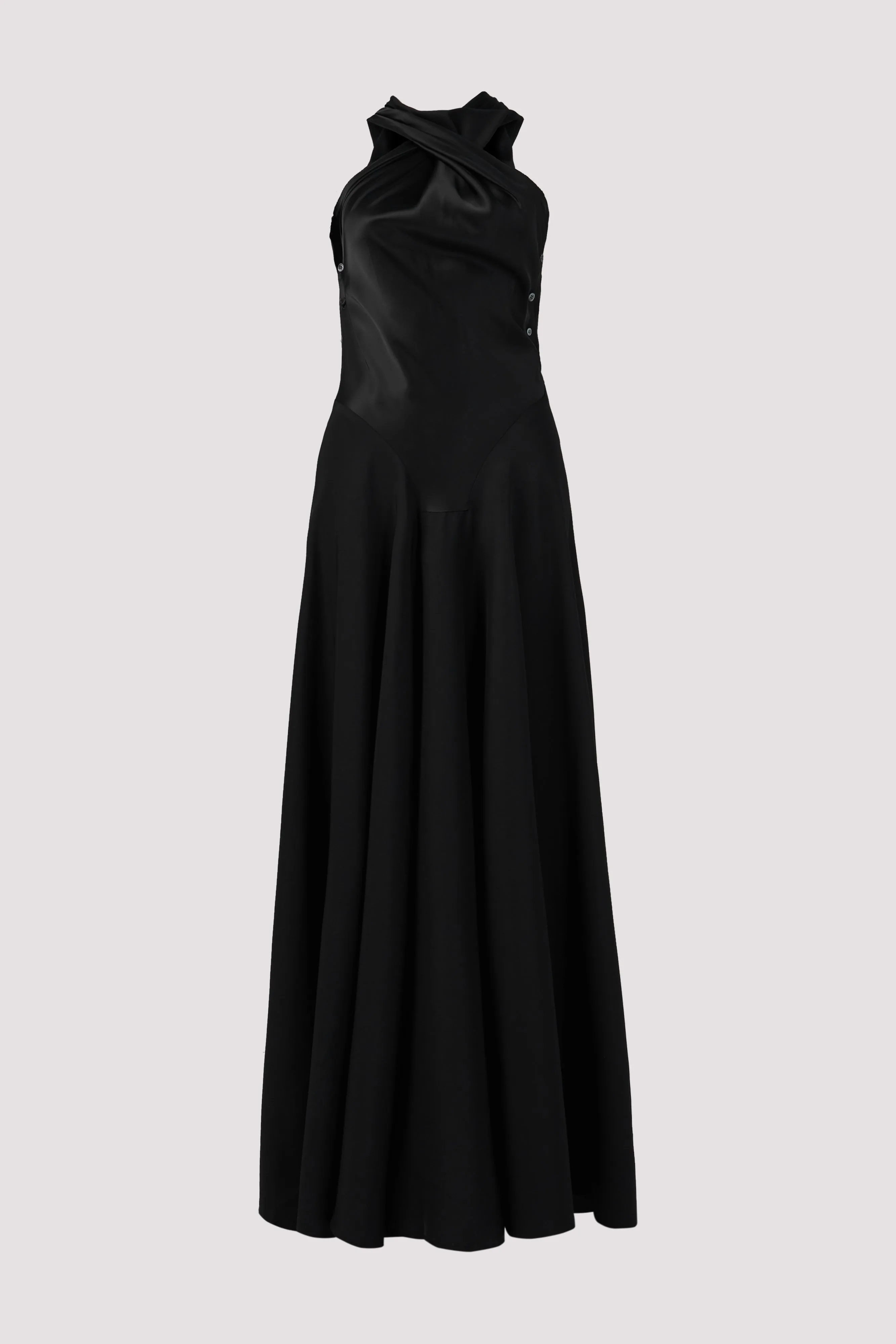 Black Two In One Maxi Dress