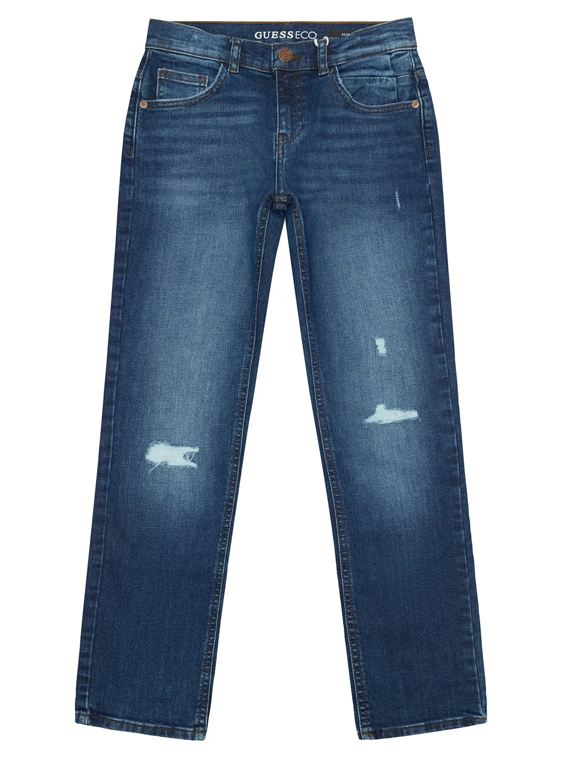 Blue Denim Slim Fit Pants (7-16)