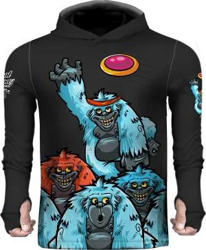 Blue Monkey Year 1 (Rebooted) Black Sun Hoodie