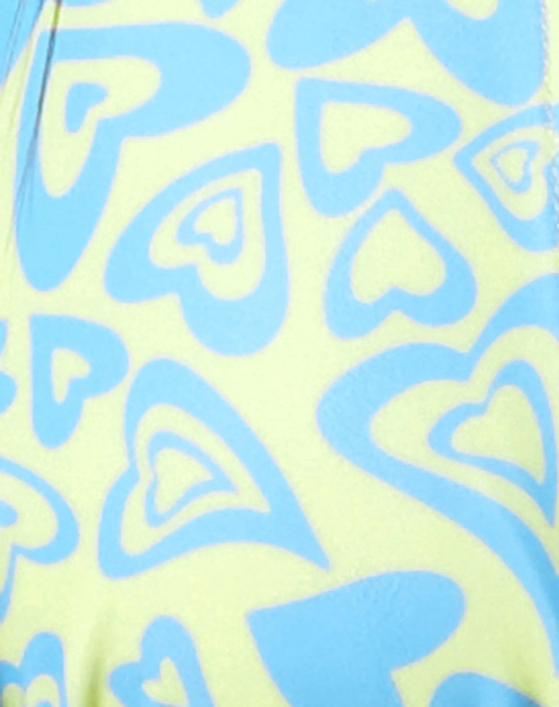 Cerry Bikini Top in Retro Heart