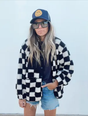 Coco Checkered Fleece