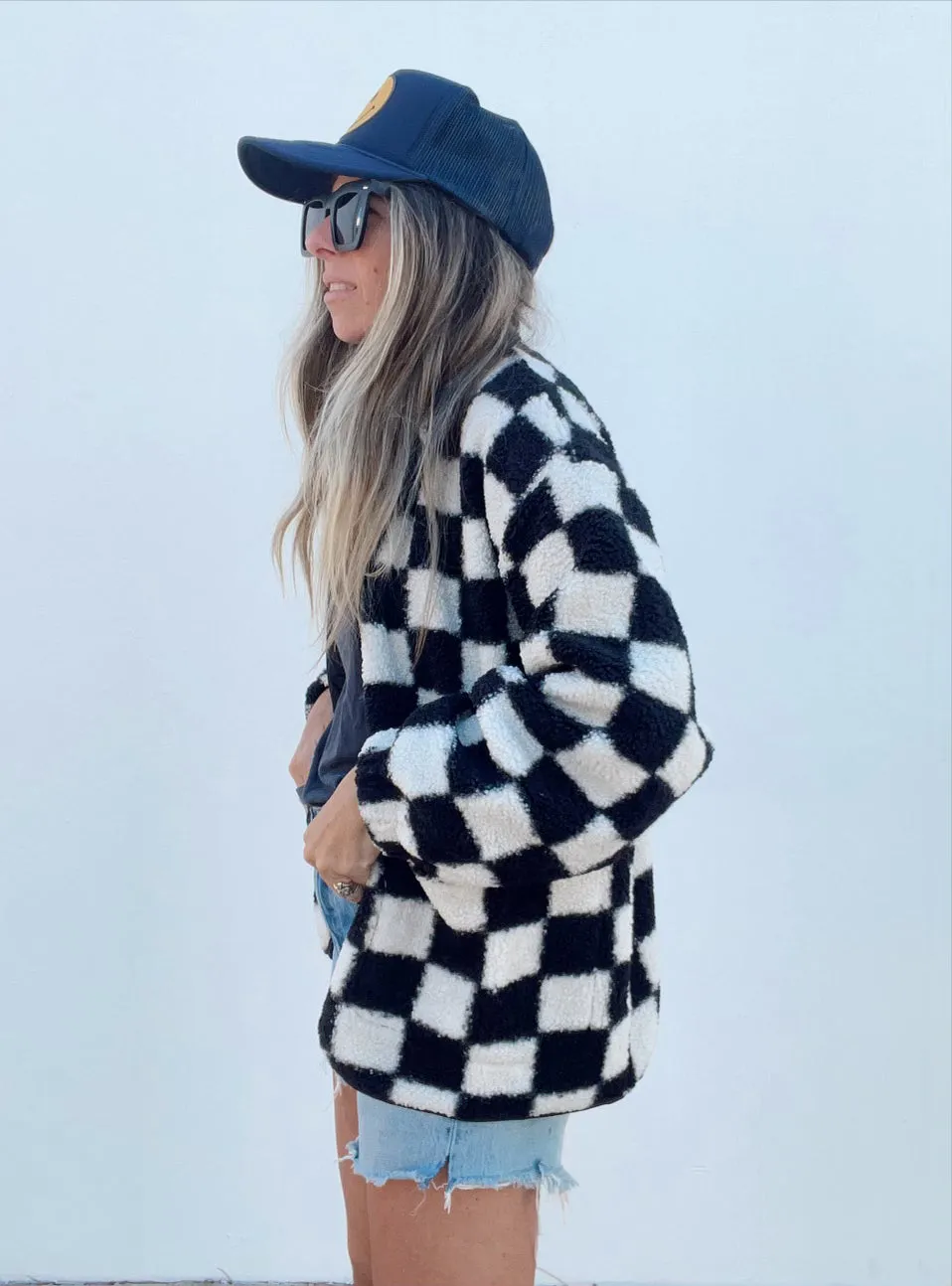 Coco Checkered Fleece