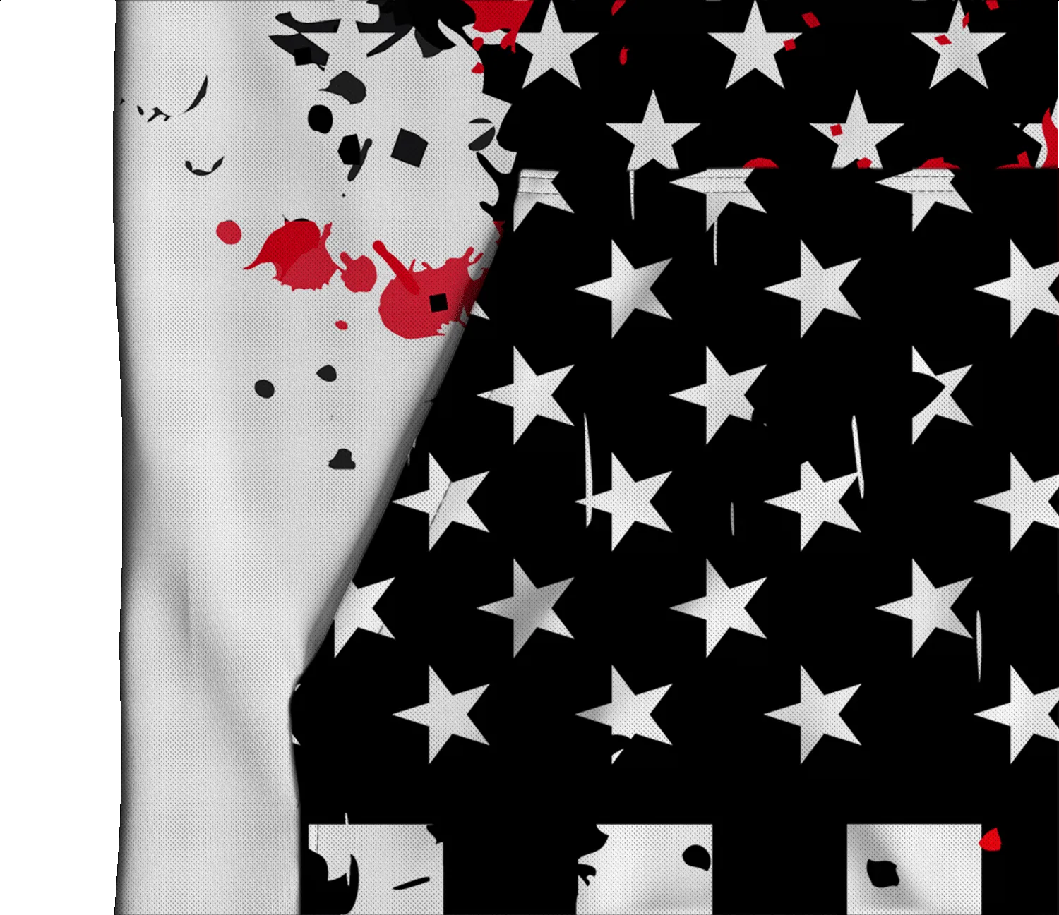 COOL AMERICAN FLAG LIGHTWEIGHT SUN HOODIE