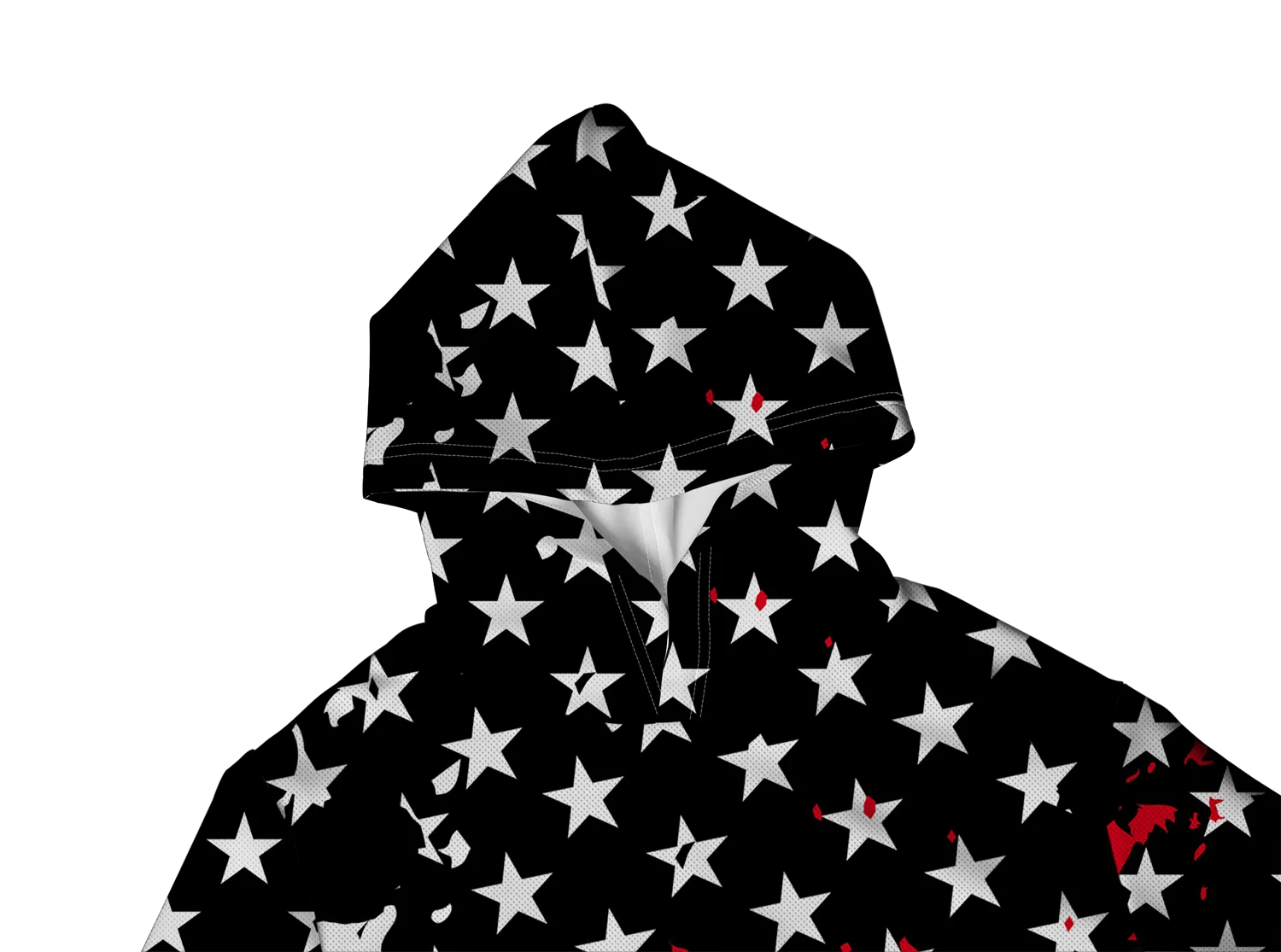 COOL AMERICAN FLAG LIGHTWEIGHT SUN HOODIE