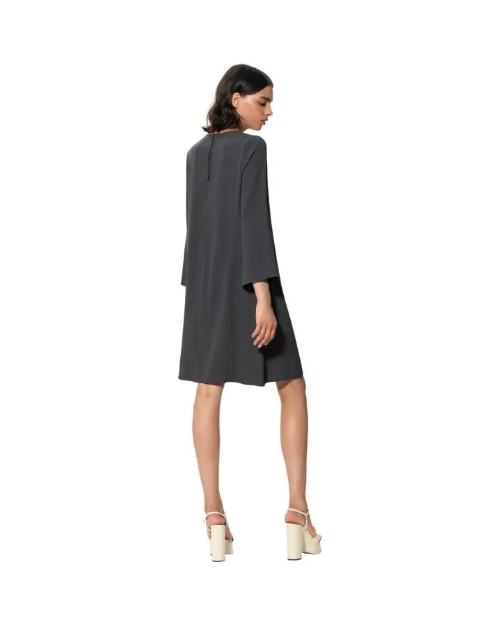 Crepe 3/4 Sleeve Dress