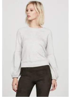 David Lerner - Seamed Bishop Sleeve Pullover