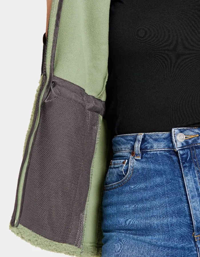 Didriksons Libra Vest in Light Moss