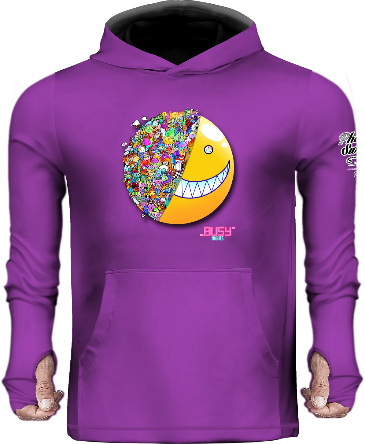 Driver Sun Hoody | Happy Face