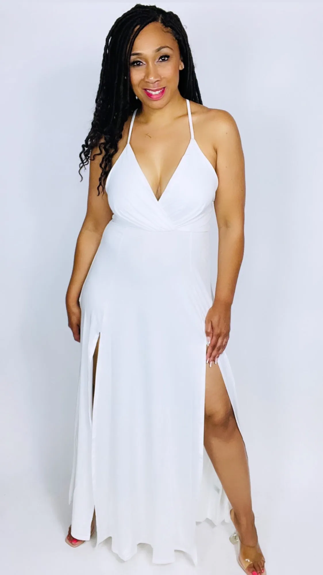 Ever So Pretty Women's Spaghetti Strap Maxi Dress