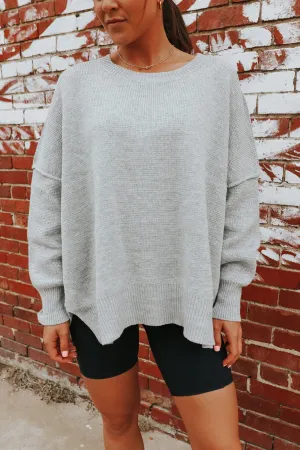 Grey Loose Fit Sweater