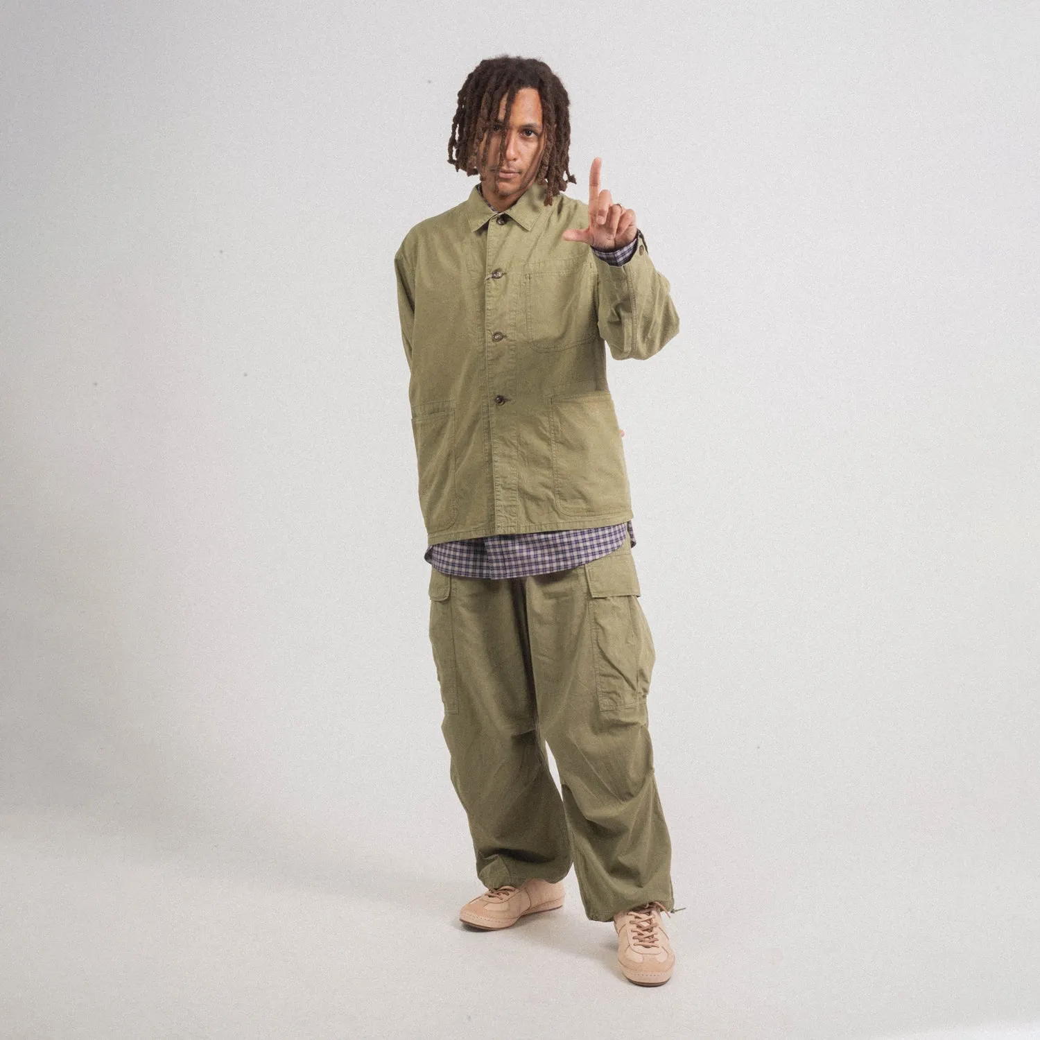 [HERILL] RIPSTOP P41 COVERALL JACKET _ OLIVE DRAB