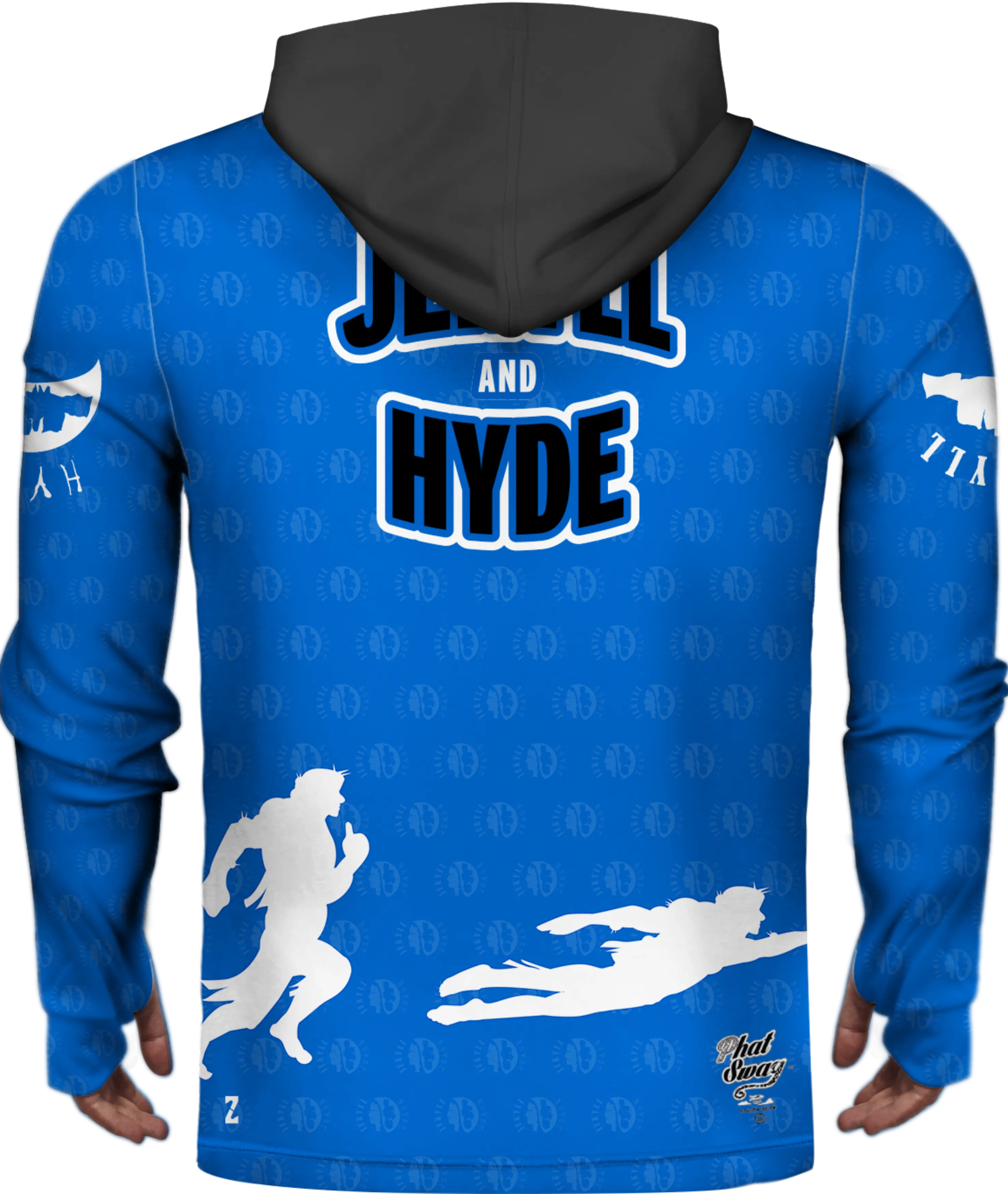 Jekyll and Hyde Blue Sun Hoodie