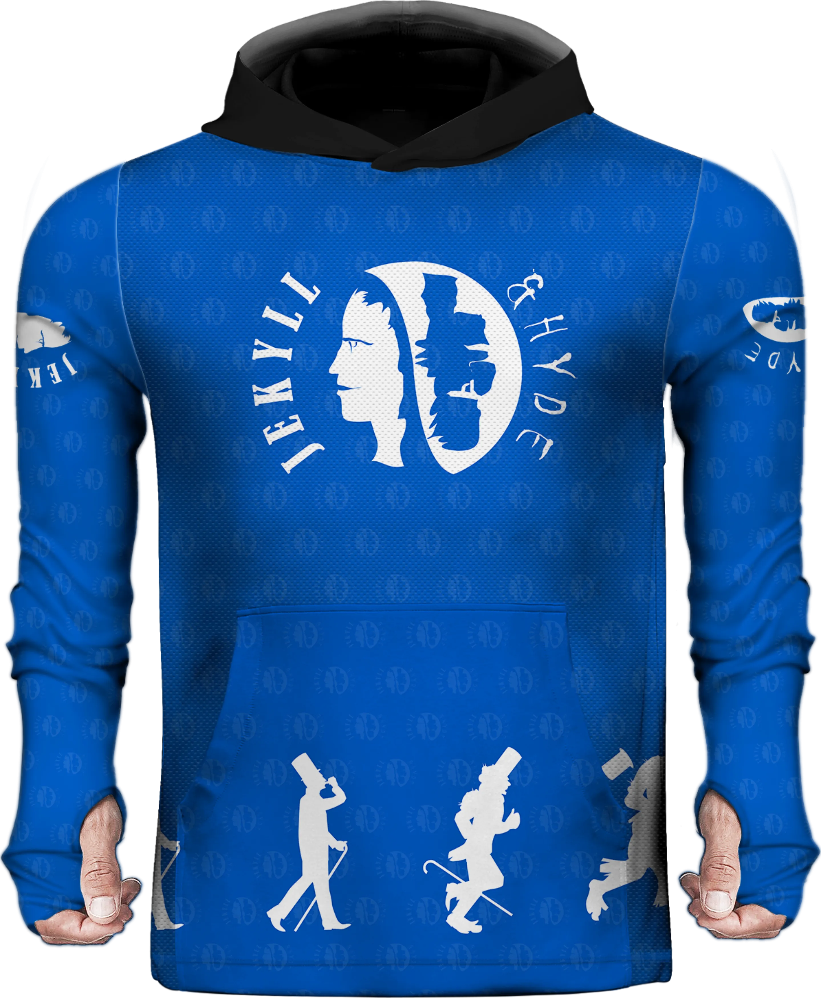 Jekyll and Hyde Blue Sun Hoodie