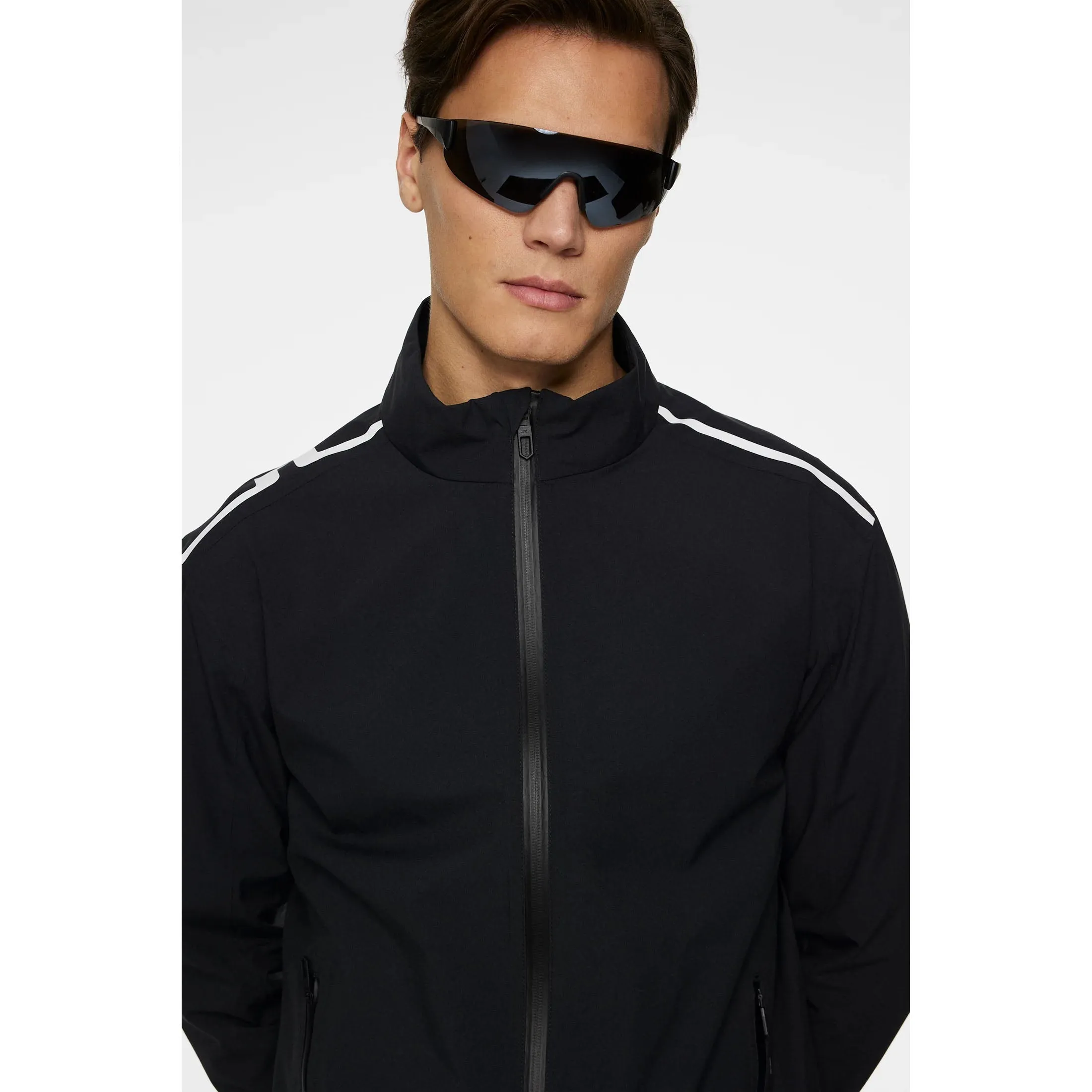 J.Lindeberg  Arvid Waterproof Rain Golf Jacket - Black