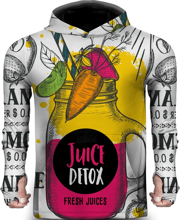 JUICE DETOX LIGHTWEIGHT SUN HOODIE