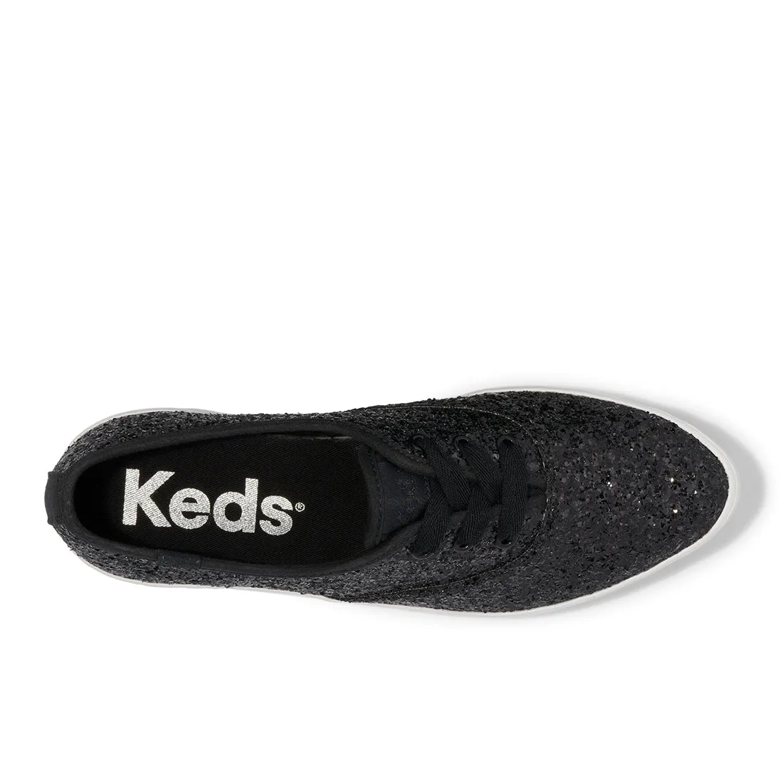 Keds Womens' Point Glitter Cel Black (WF68126)