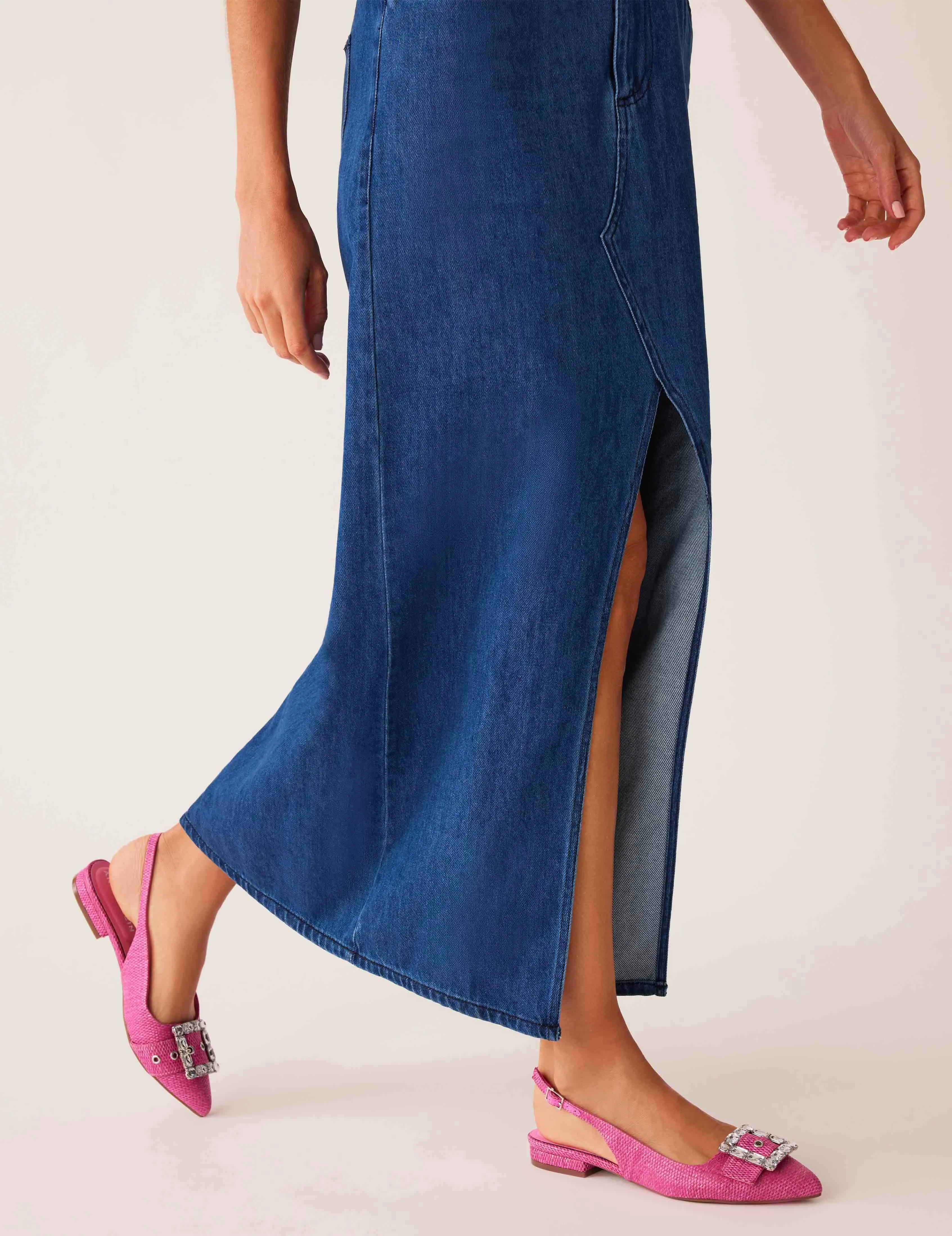 Kenni Sling Back Flat