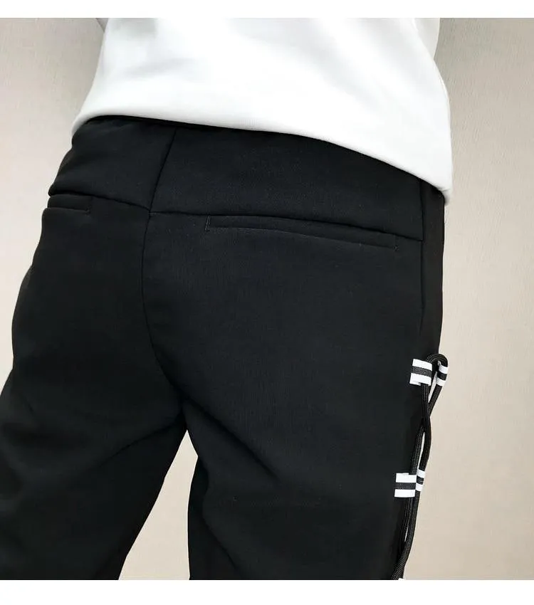 Men's Korean Style Streetwear Slim Fit Pants