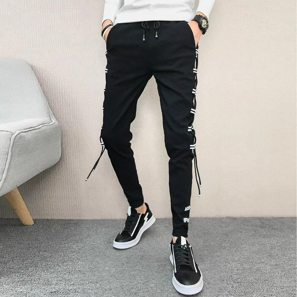 Men's Korean Style Streetwear Slim Fit Pants