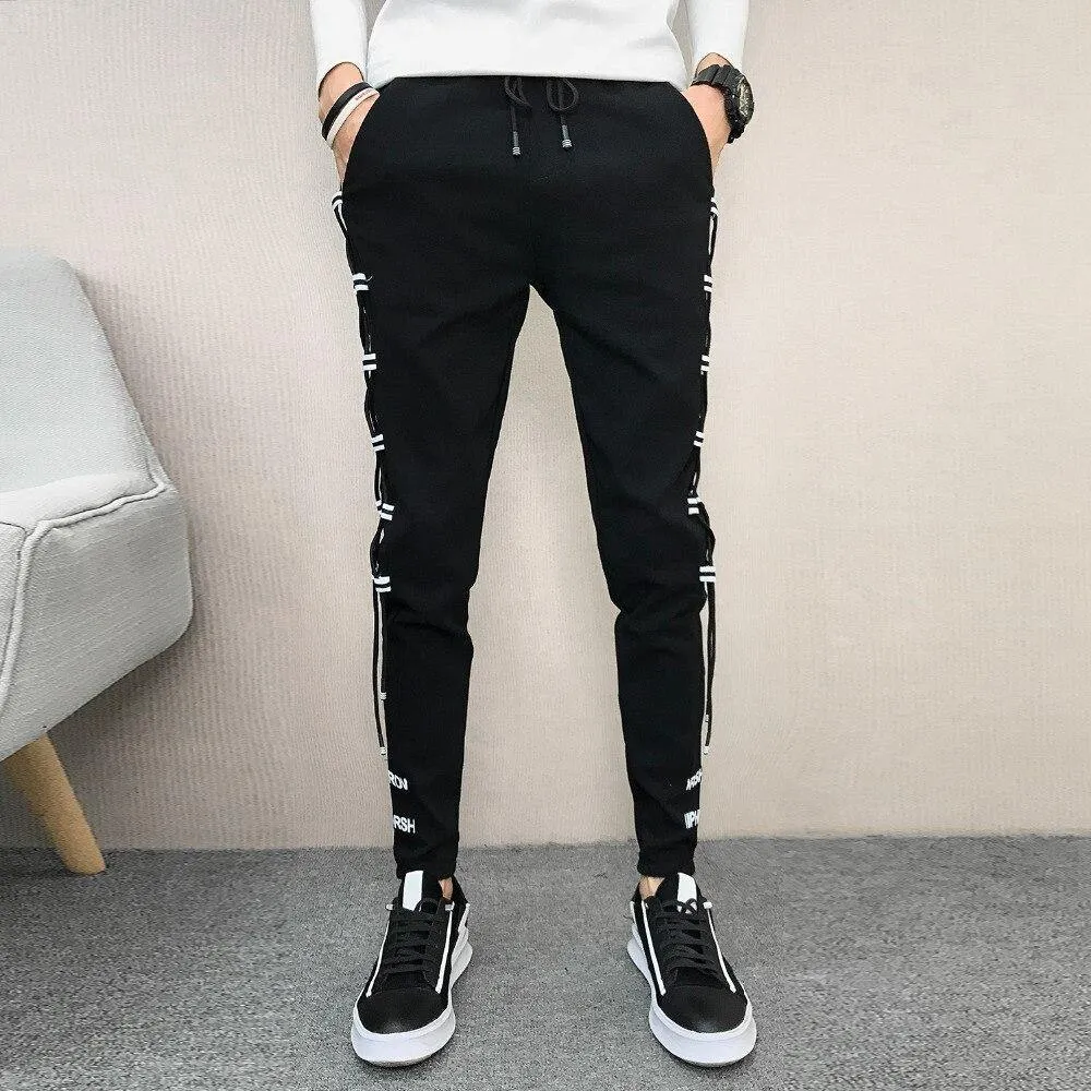 Men's Korean Style Streetwear Slim Fit Pants