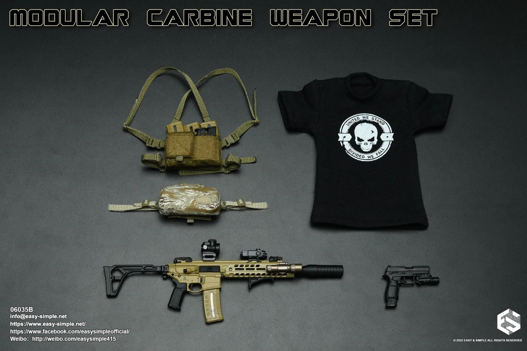 Modular Carbine Weapon Set Ver. B - Chest Rig