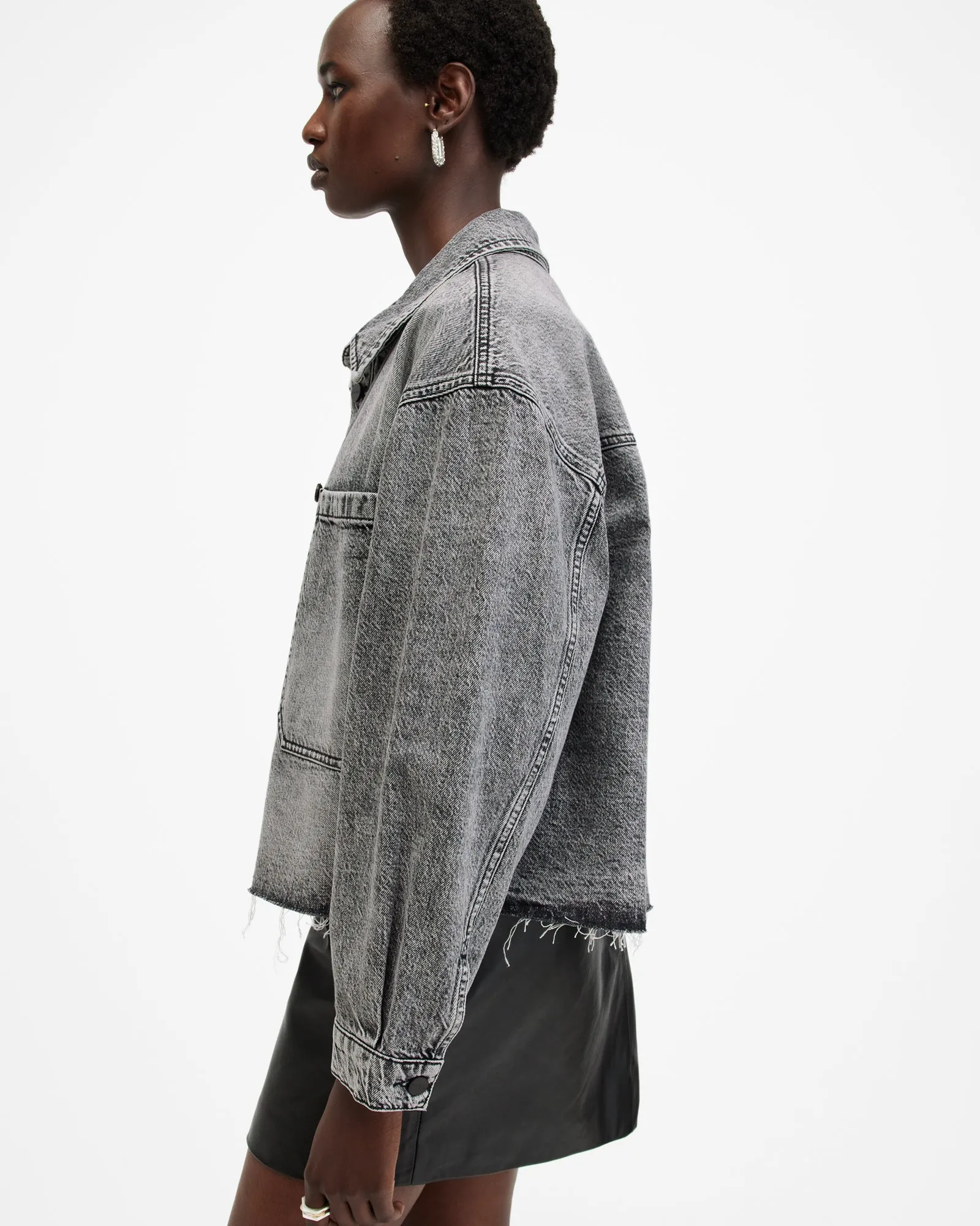 Nicky Oversized Denim Shirt Jacket