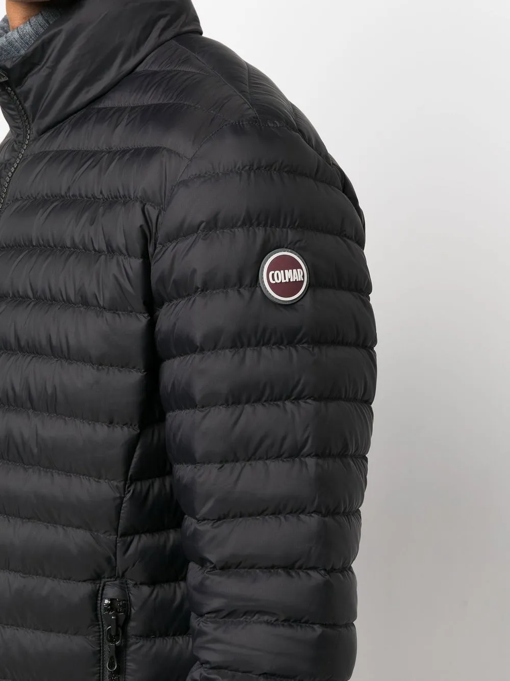 padded high-neck jacket