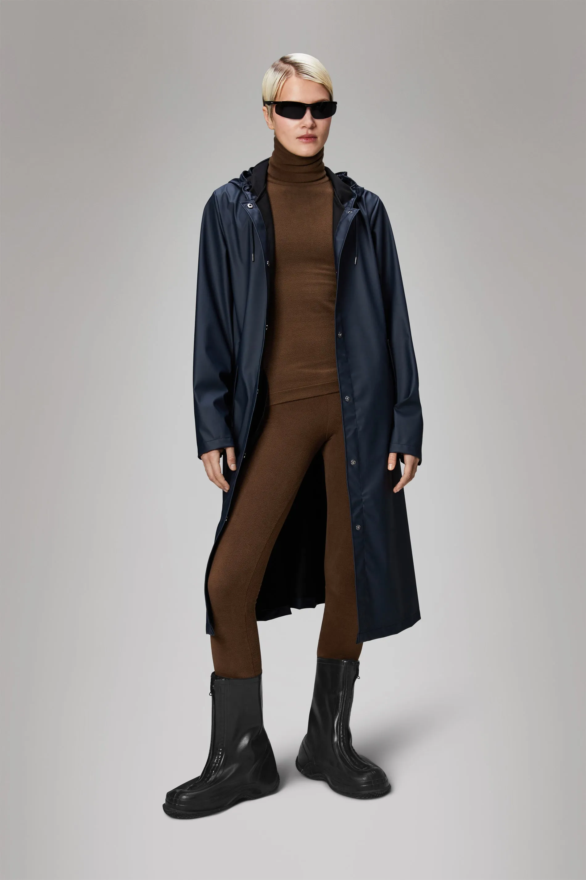 RAINS A-LINE LONGER W JACKET W3 - 2 COLORS