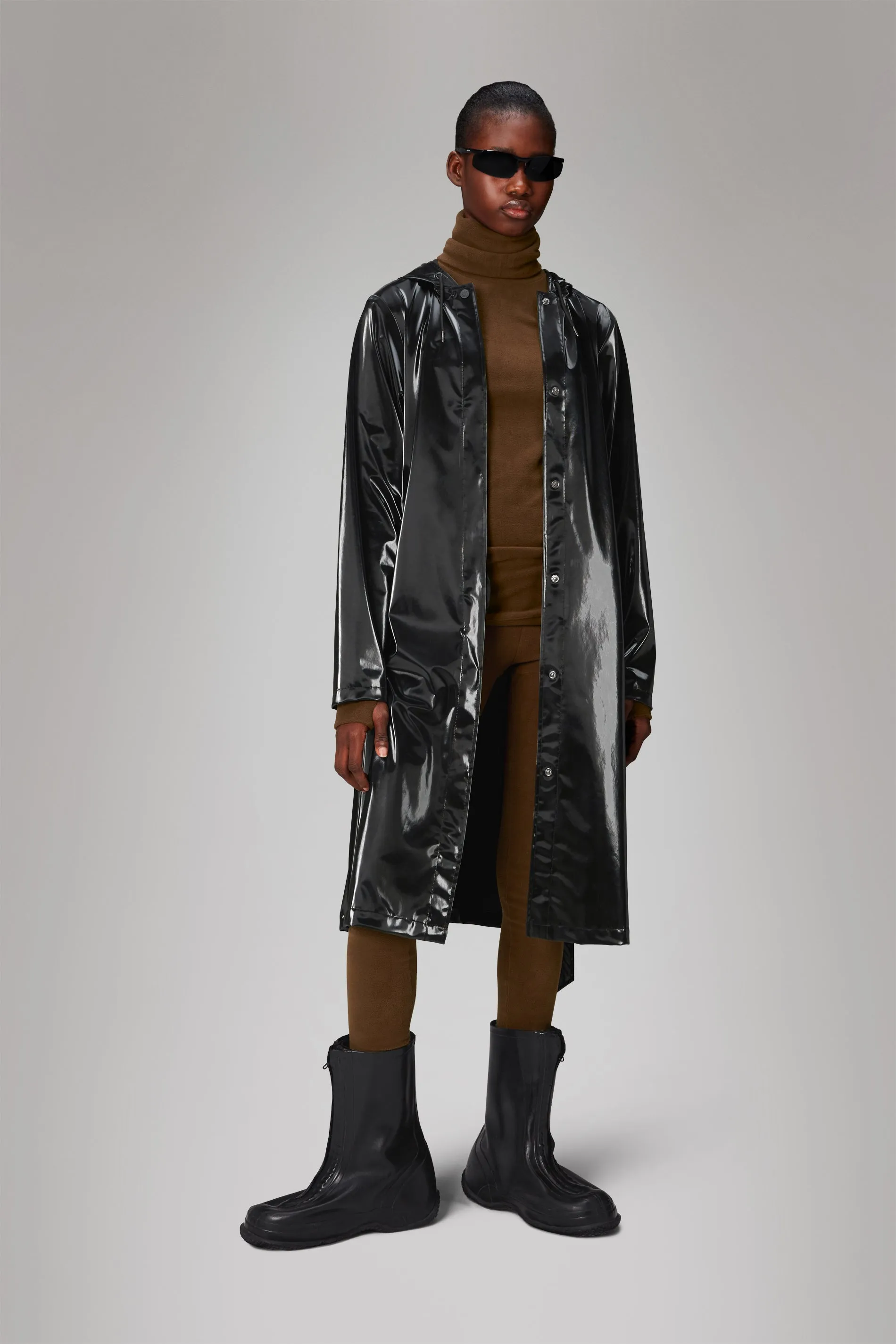 RAINS A-LINE LONGER W JACKET W3 - 2 COLORS
