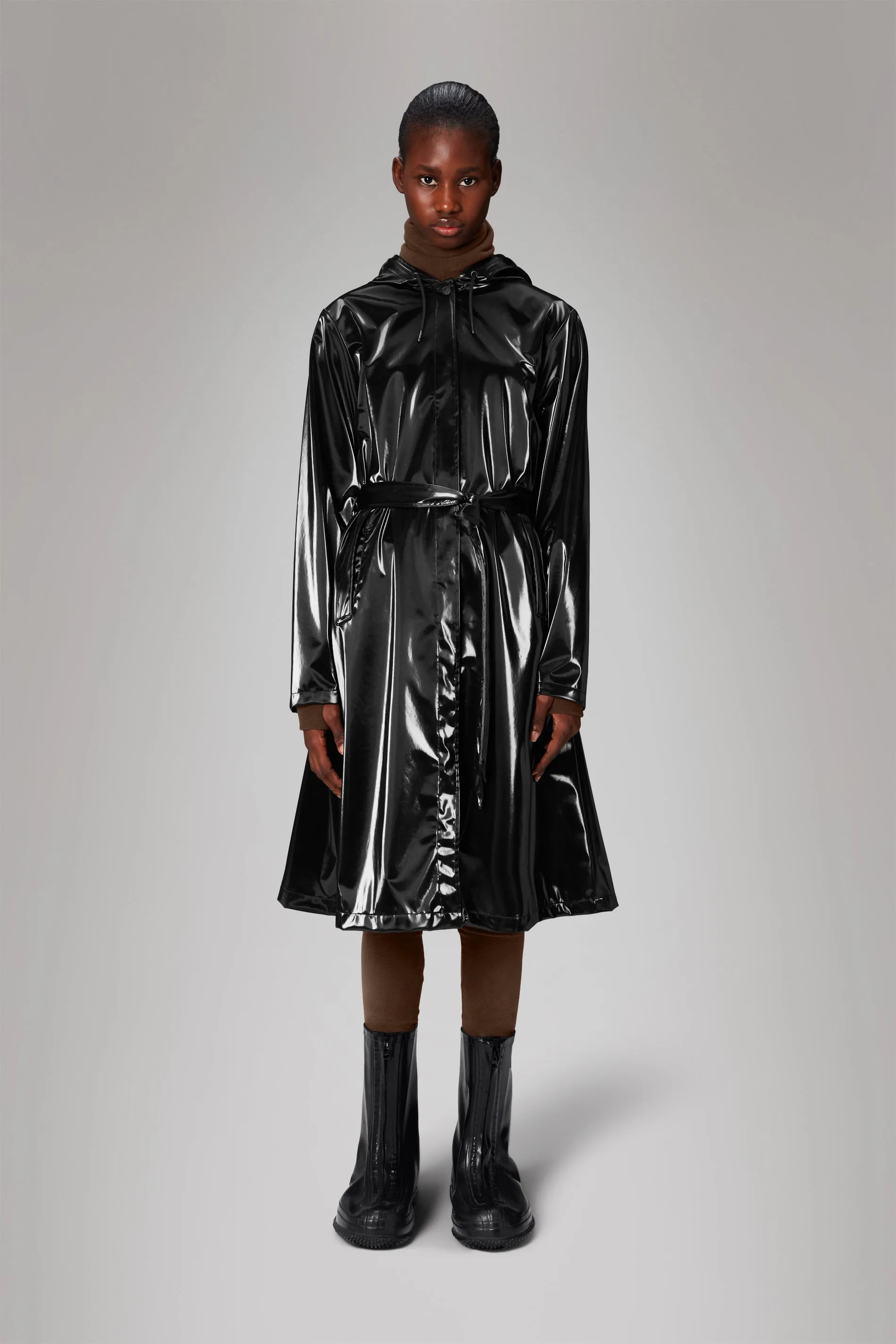 RAINS A-LINE LONGER W JACKET W3 - 2 COLORS