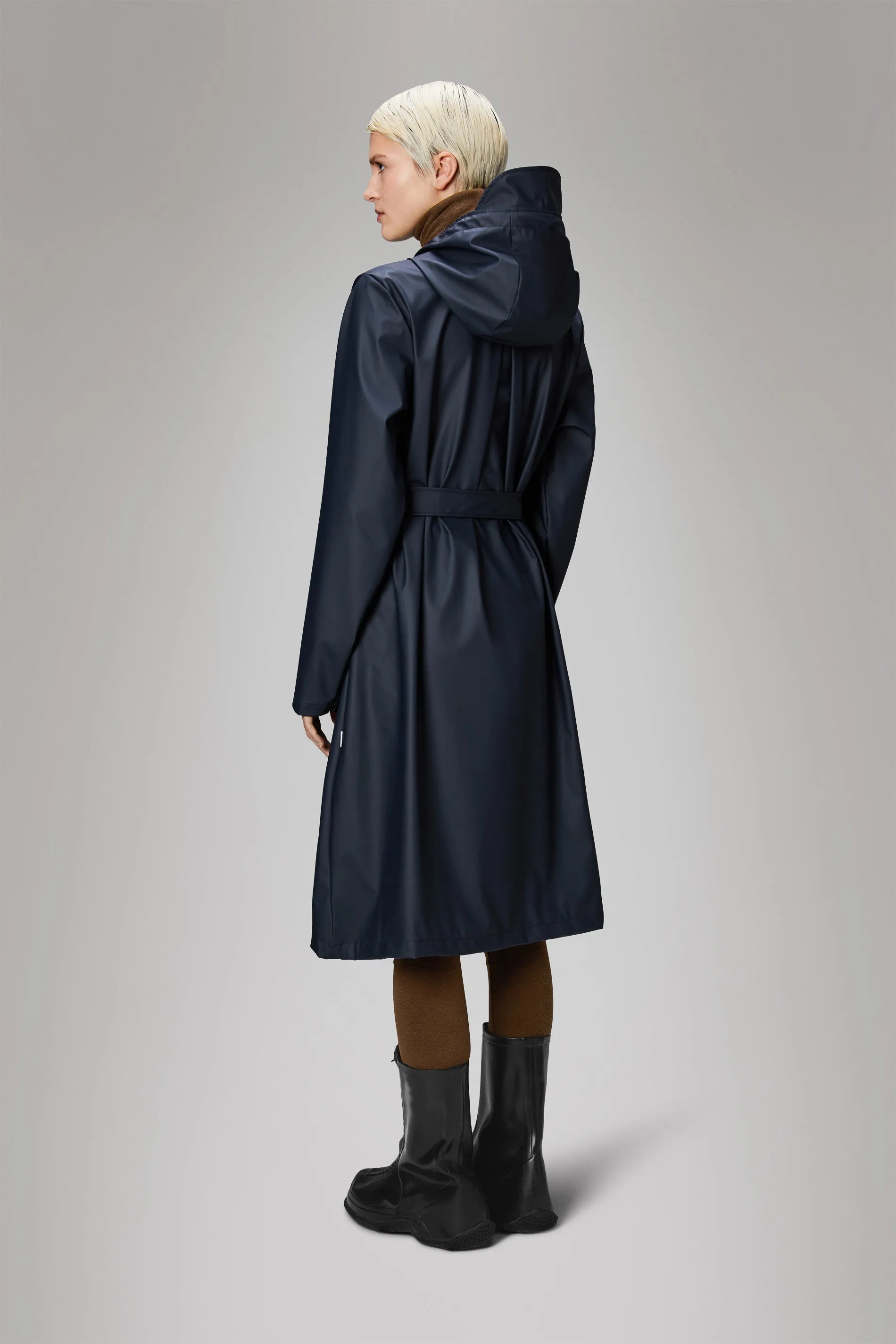 RAINS A-LINE LONGER W JACKET W3 - 2 COLORS