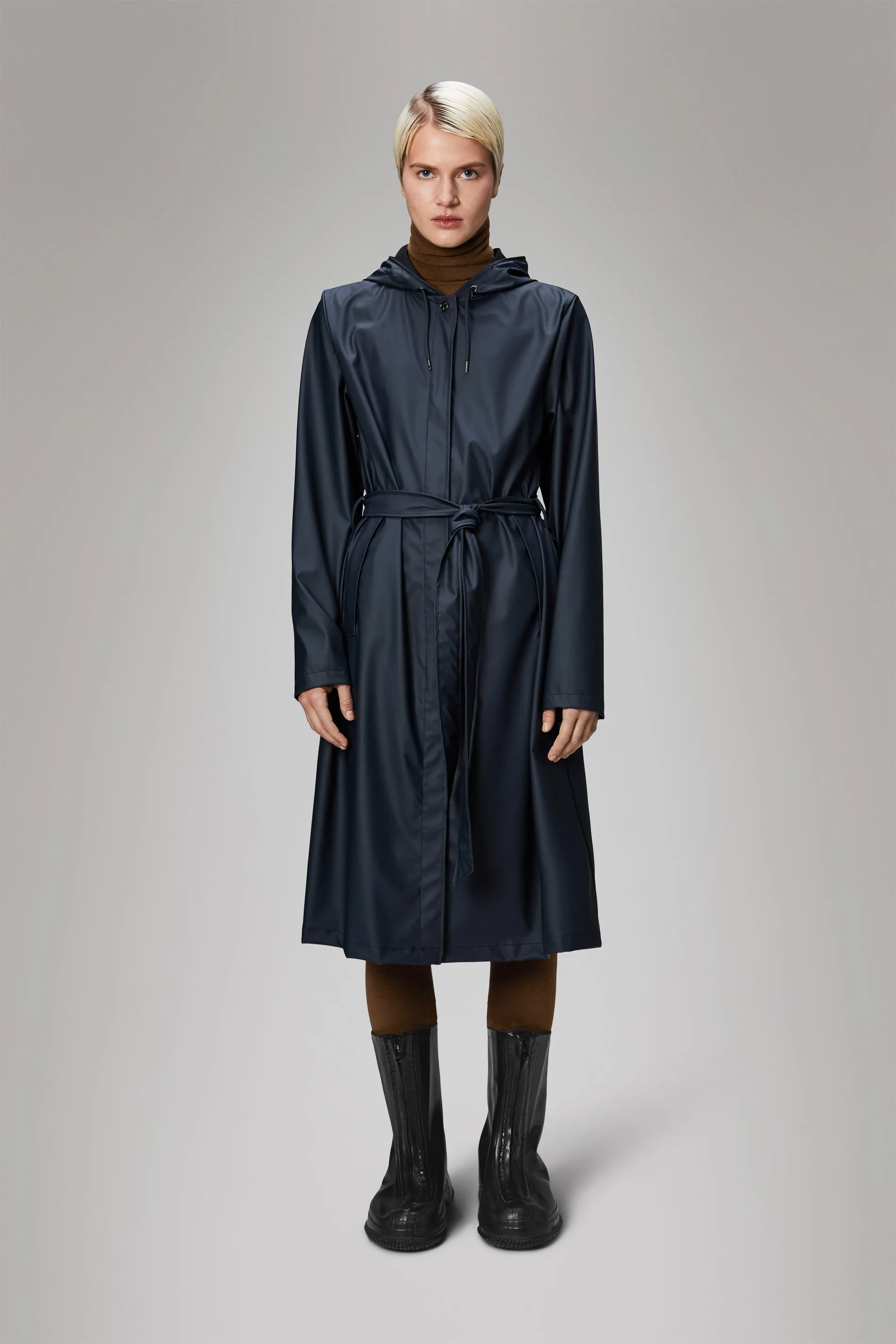 RAINS A-LINE LONGER W JACKET W3 - 2 COLORS