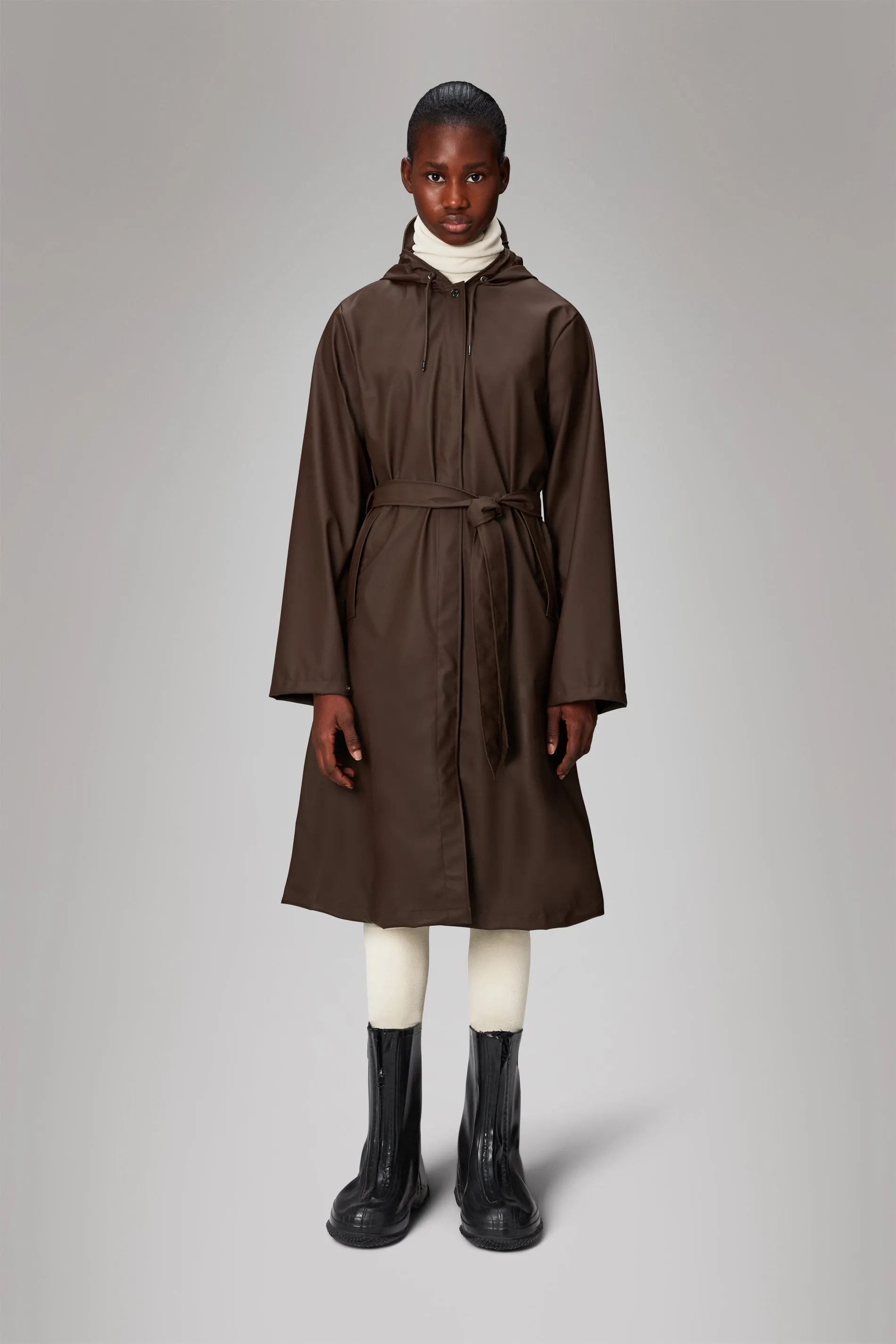 RAINS A-LINE LONGER W JACKET W3 - 2 COLORS