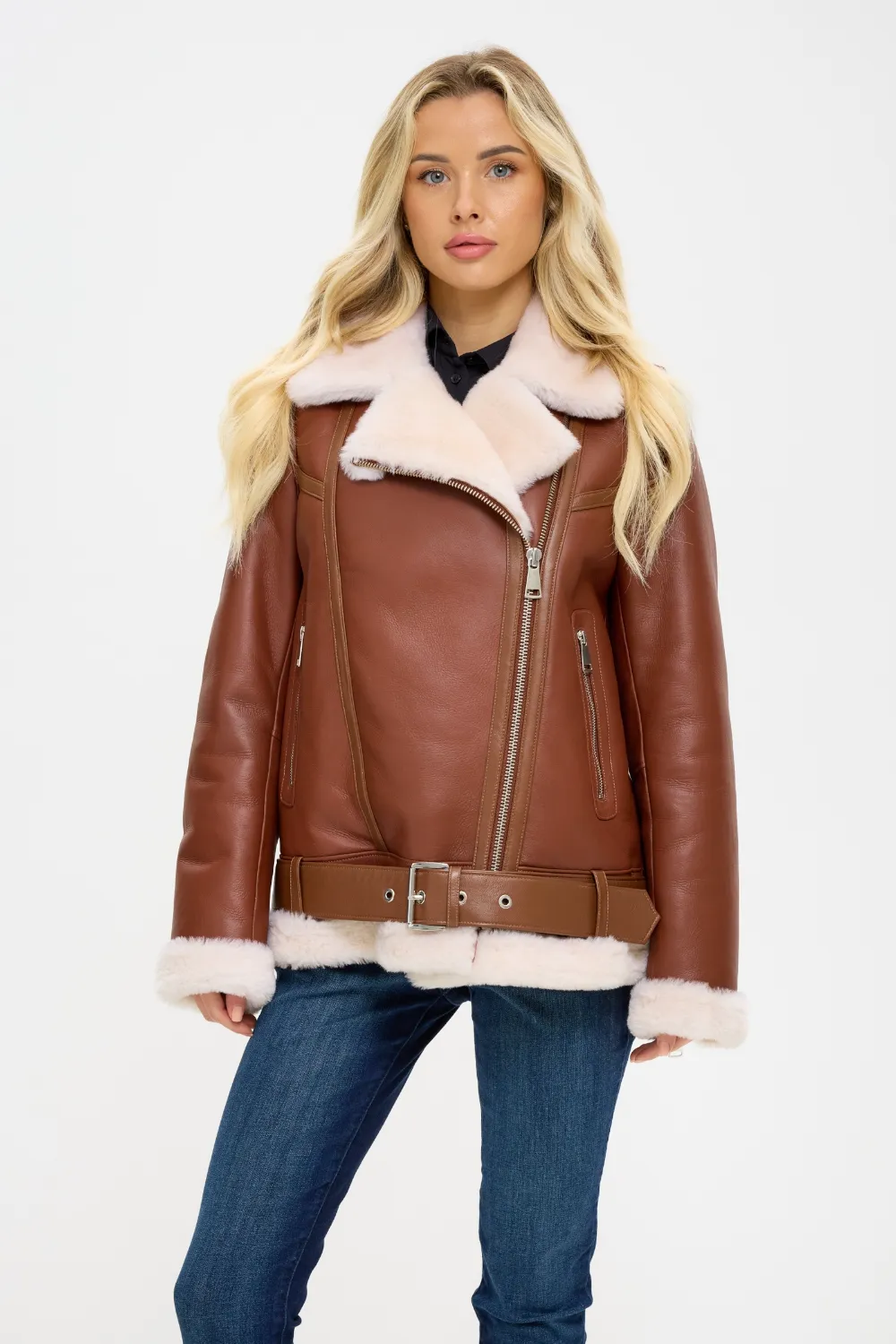 Sofia Sheepskin Jacket