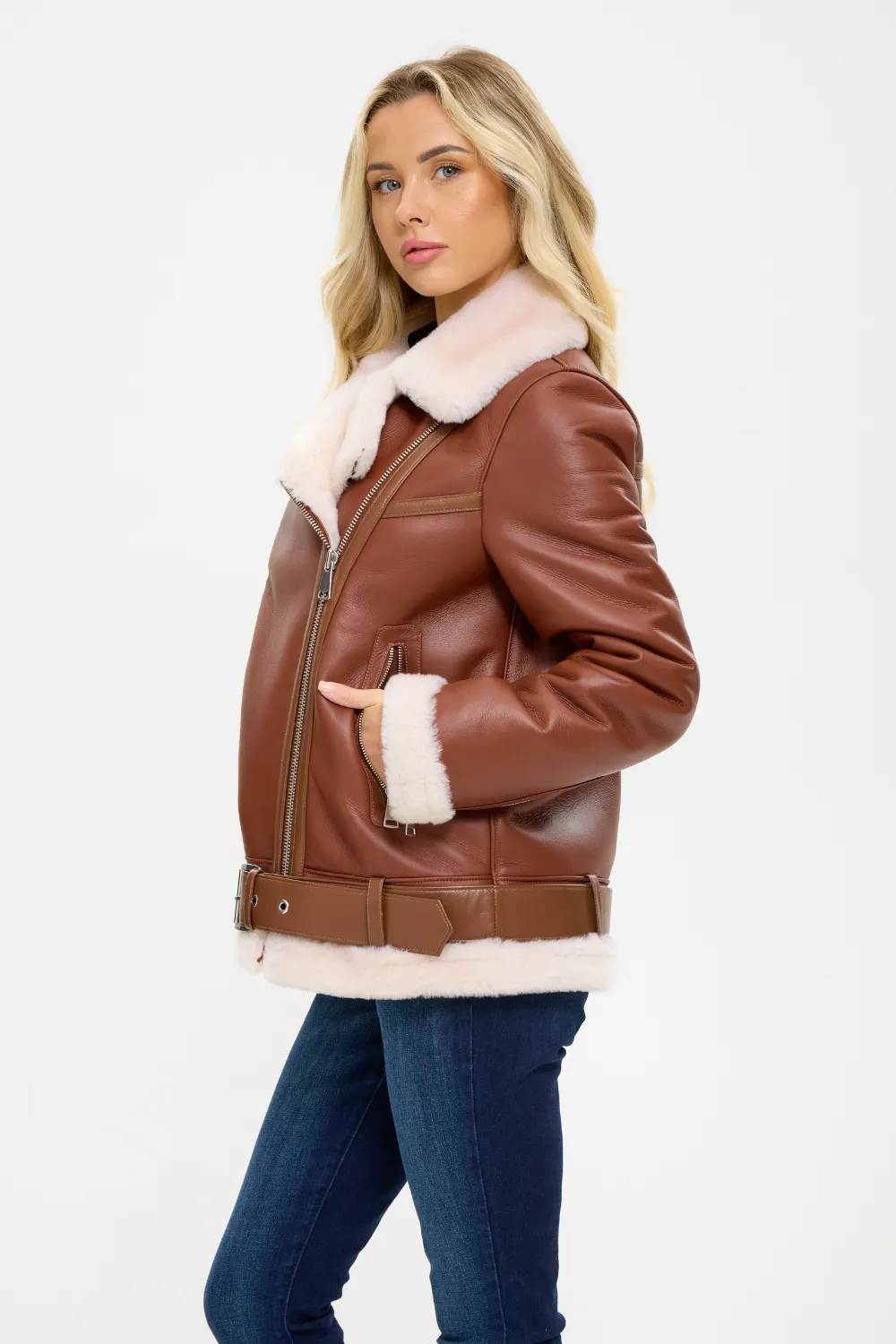 Sofia Sheepskin Jacket