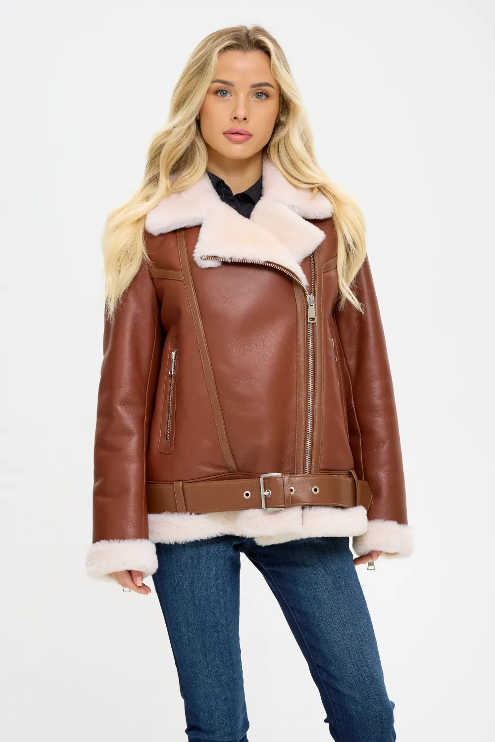 Sofia Sheepskin Jacket