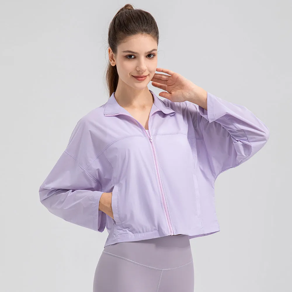 Sun Protection Clothing Women Summer UV Protection Lightweight Breathable Sun Protection Clothing Long Sleeve Quick Drying Outdoor Sports Jacket