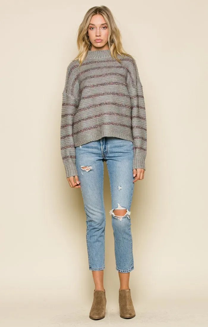 TEGAN MOCK NECK SWEATER
