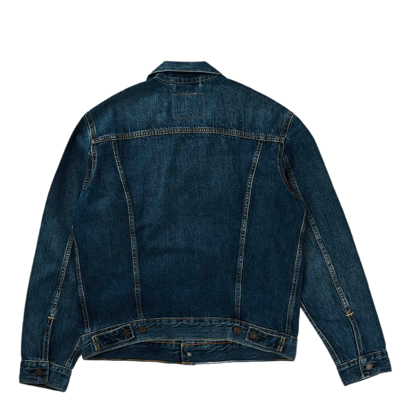 The Trucker Jacket Mayze Truck Med Indigo - Worn In