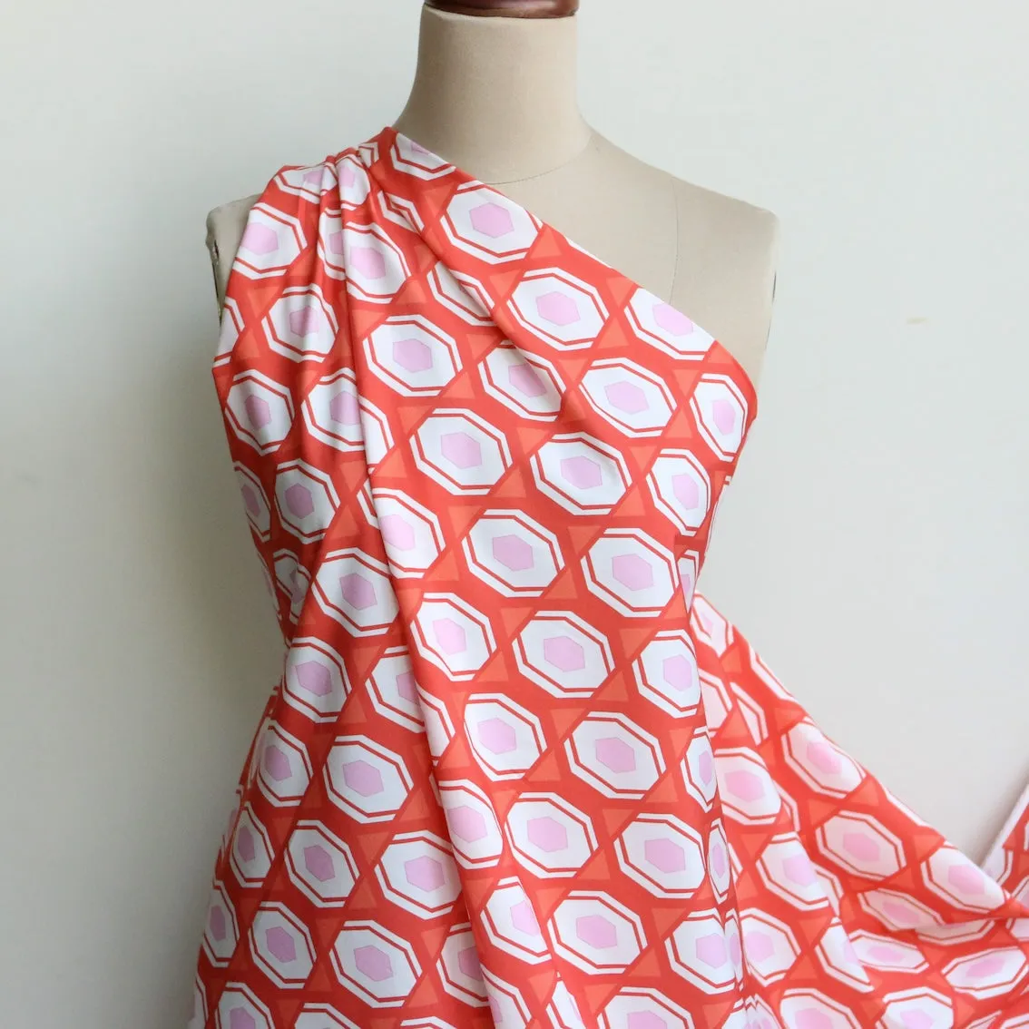 Tuscan Terra Stretch Cotton Poplin