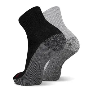 Wolverine Men's Cotton Comfort Steel Toe Quarter Sock (6-Pack)